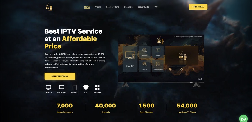 8K Strong IPTV